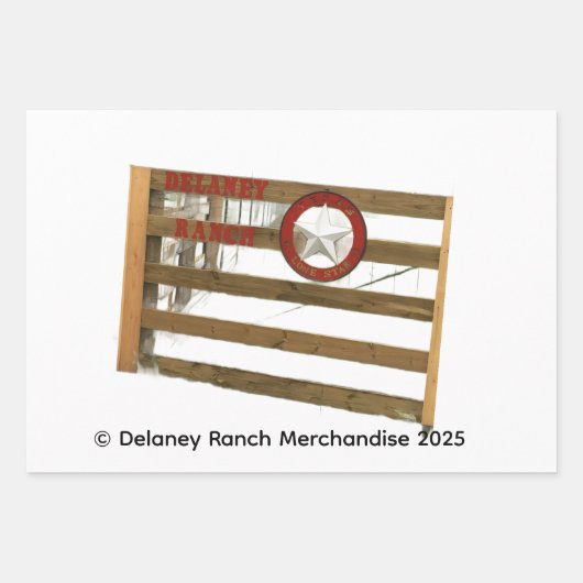 Papier à papier à carter Delaney série de 3 feuill (Devant)