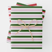 Papier à papier à écailles vert Jeu de 3 feuilles (En situation)