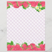 Papier à papier à En vichy fraise pourpre (Devant)