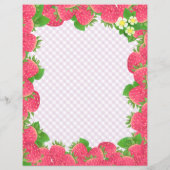 Papier à papier à En vichy fraise pourpre (Dos)