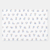 Papier à papier à enveloppement Alphabet de la sou (Devant 3)