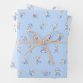 Papier à papier à enveloppement Alphabet de la sou (En situation)