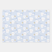 Papier à papier à enveloppement dentaire à feuille (Devant)