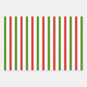 Papier à papier à enveloppement Poinsettia de Noël (Devant 3)