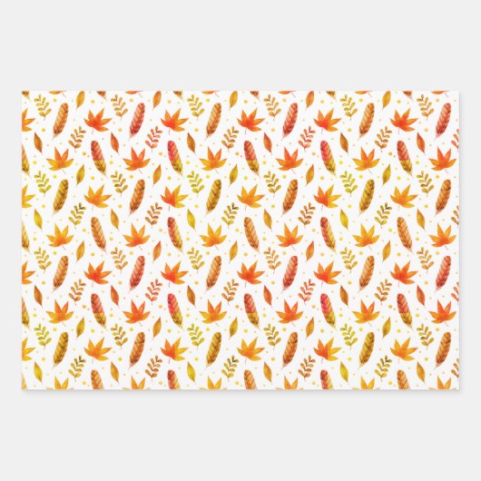 Papier à papier à envelopper en plume Ensemble de  (Devant 2)