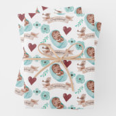 Papier à papier à envelopper pour bébé pour garçon (En situation)