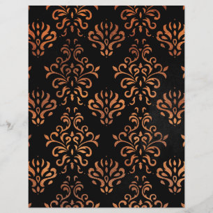 Papier à papier à graisse de cuivre et à Damas noi