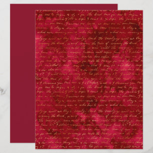 Papier à papier à gravure de script or de Bourgogn