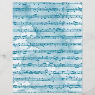 Papier à papier à morceau taché bleu