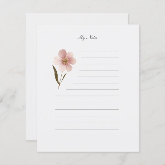 Papier à papier à papier à papier à lettres rose f (Devant / Derrière)