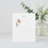 Papier à papier à papier à papier à lettres rose f (Debout devant)