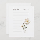 Papier à papier à papier à papier à motifs à fleur (Devant / Derrière)