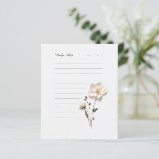 Papier à papier à papier à papier à motifs à fleur (Debout devant)