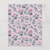 Papier à papier à papier à papier à script floral (Dos)