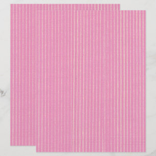 Papier à papier à rayures verticales ivoire rose