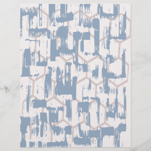 Papier à papier à scandale Abstrait gris et crème