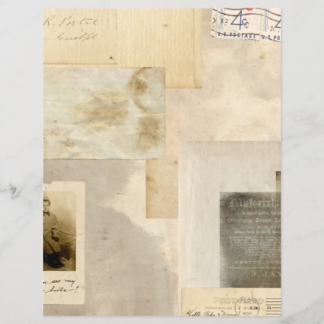 Papier à papier à scandale Vintage Fade Journal (Devant)