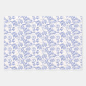 Papier à papier bleu français à enveloppement Plat (Devant)