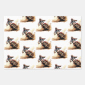 Papier à papier d'enveloppement de vélo droit Jeu (Devant 2)