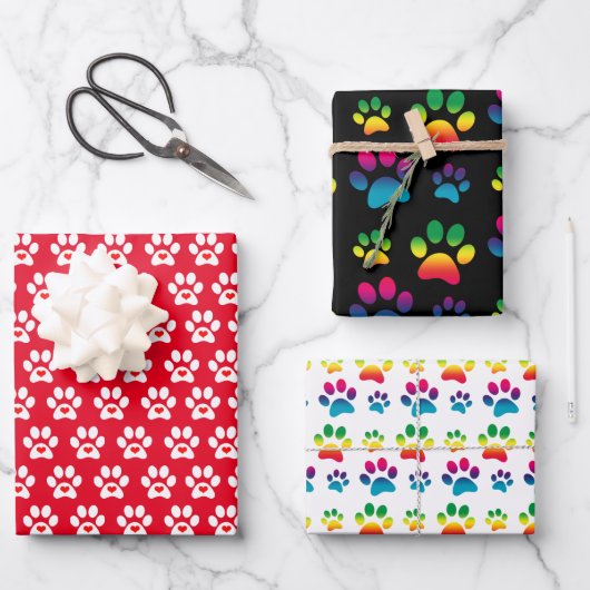 Papier à papier d'enveloppement pour chien d'empre (Recto)