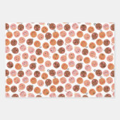 Papier à papier enveloppant pour bébé rose - Feuil (Devant 2)