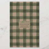 Papier à papier Kraft Buffalo Check Soap - Satin (Devant)