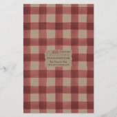 Papier à papier Kraft Buffalo Check Soap - Satin (Devant)