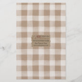 Papier à papier Kraft Buffalo Check Soap - Satin (Devant)