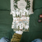 Papier à papier Motif de Noël vert moderne