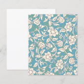 Papier à papier papeterie jaune et bleu (Devant / Derrière)