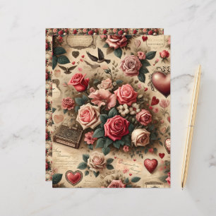 Papier à papier pour albums de l'Ephémère Valentin