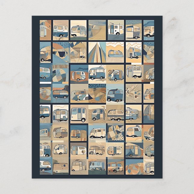 Papier à papier pour raclette Campers (Devant)