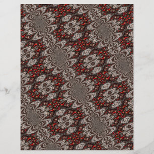 Papier à papier rouge/Brown/rouge/Motif bleu