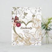 Papier à papillons floraux sans fin poème (Debout devant)