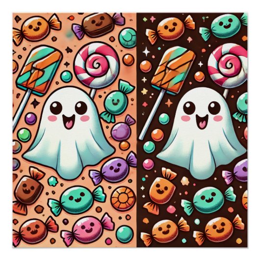 papier à poster mignon et vivant (Devant)