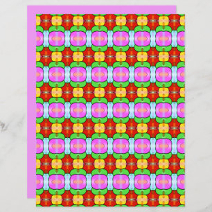 Papier à rebord Adélaïde - Rose / Lilac