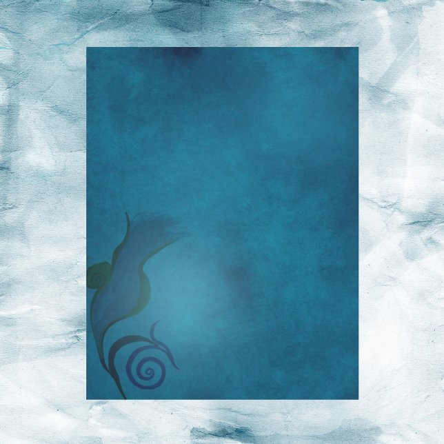 Papier à rebord bleu profond (Créateur téléchargé)