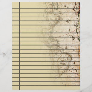 Papier à rebut à carte vintage