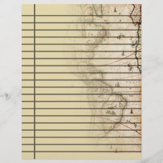 Papier à rebut à carte vintage