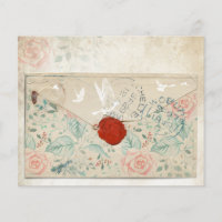 Papier à rebut à enveloppes florales