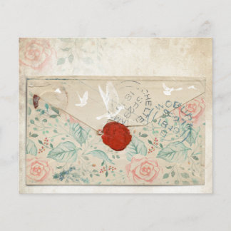 Papier à rebut à enveloppes florales