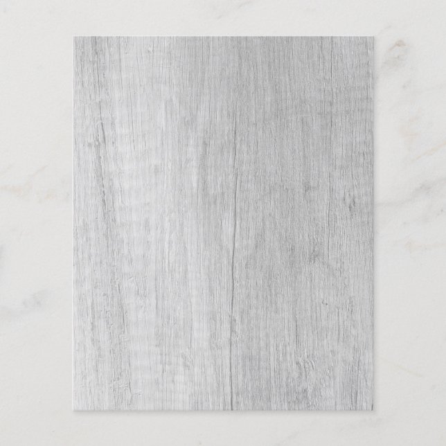 Papier à rebut à grains de bois blanc rustique (Devant)