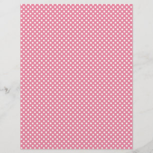 Papier à rebut à points rose Polka
