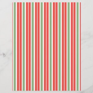 Papier à rebut à rayures orange, vert et blanc