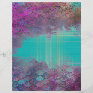 Papier à rebut à trempe d'eau et de sirène violett