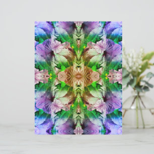 Papier à rebut Abstrait à fleurs Hibiscus