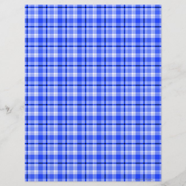 Papier à rebut bleu (Devant)