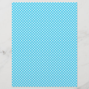 Papier à rebut bleu Polka