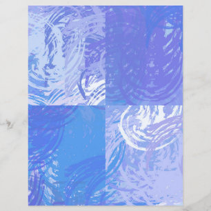 Papier à rebut bleu turquoise Abstrait