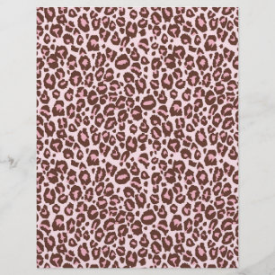 Papier à rebut Cheetah Girl CH recto verso